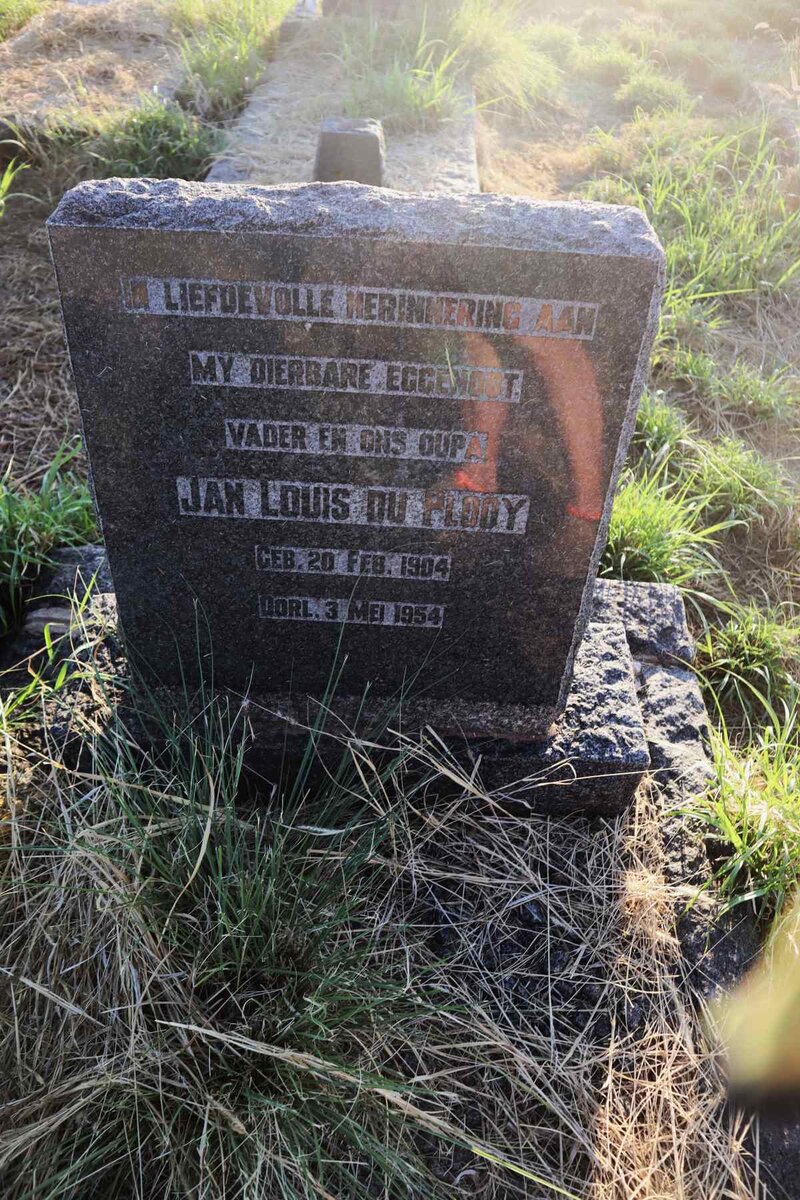 PLOOY Jan Louis, du 1904-1954