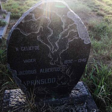 PRINSLOO Jacobus Albertus 1892-1946