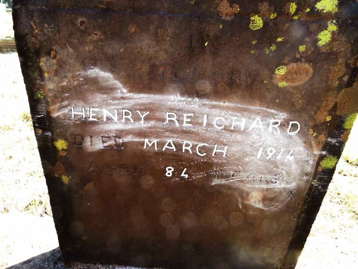 REICHARD Henry -1914