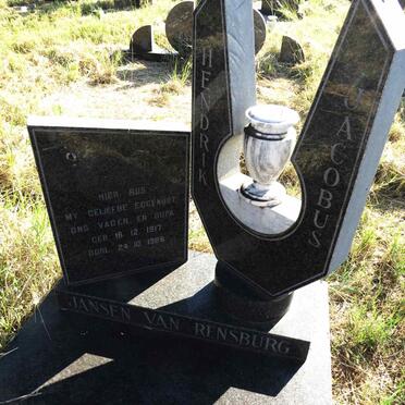 RENSBURG Hendrik Jacobus, Jansen van 1917-1986