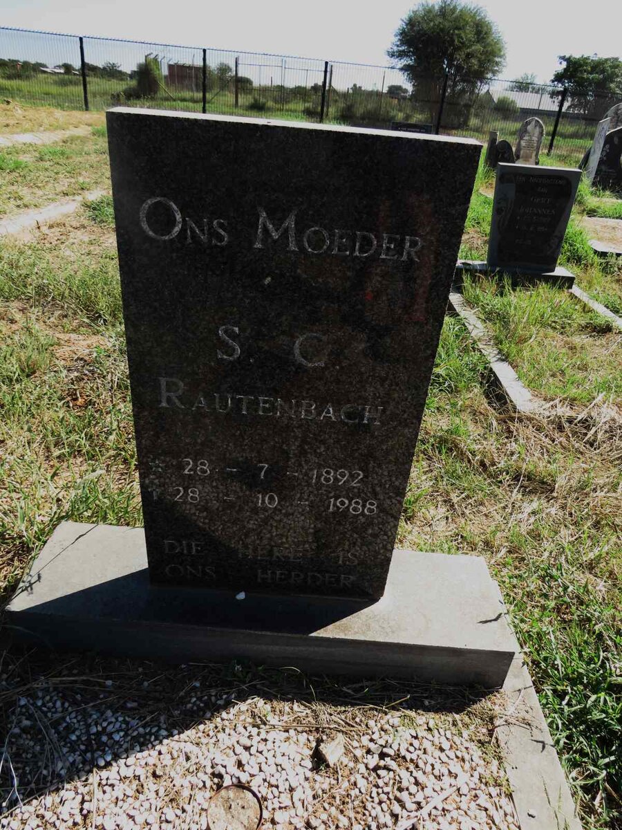 RAUTENBACH S.C. 1892-1988