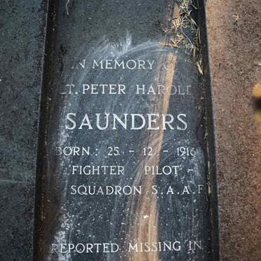SAUNDERS Peter Harold 1916-1942