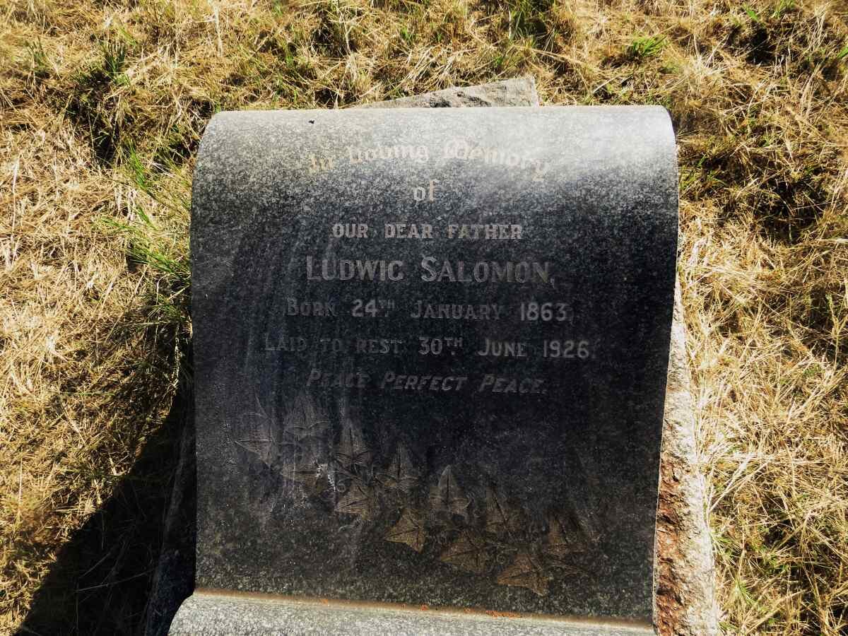 SALOMON Ludwig 1863-1926