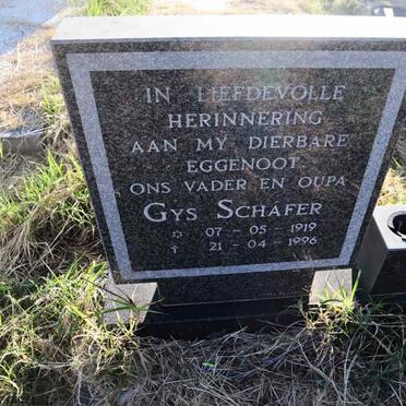 SCHAFER Gys 1919-1996