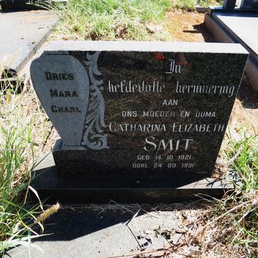 SMIT Catharina Elizabeth 1921-1991