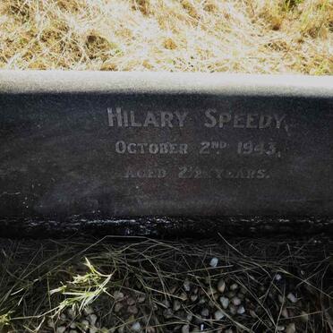 SPEEDY Hilary -1943