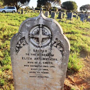 SMITH Eliza Ann Watkins -1896