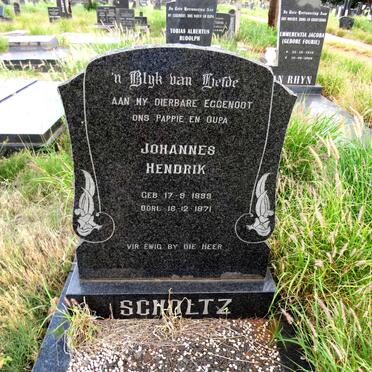 SCHOLTZ Johannes Hendrik 1899-1971