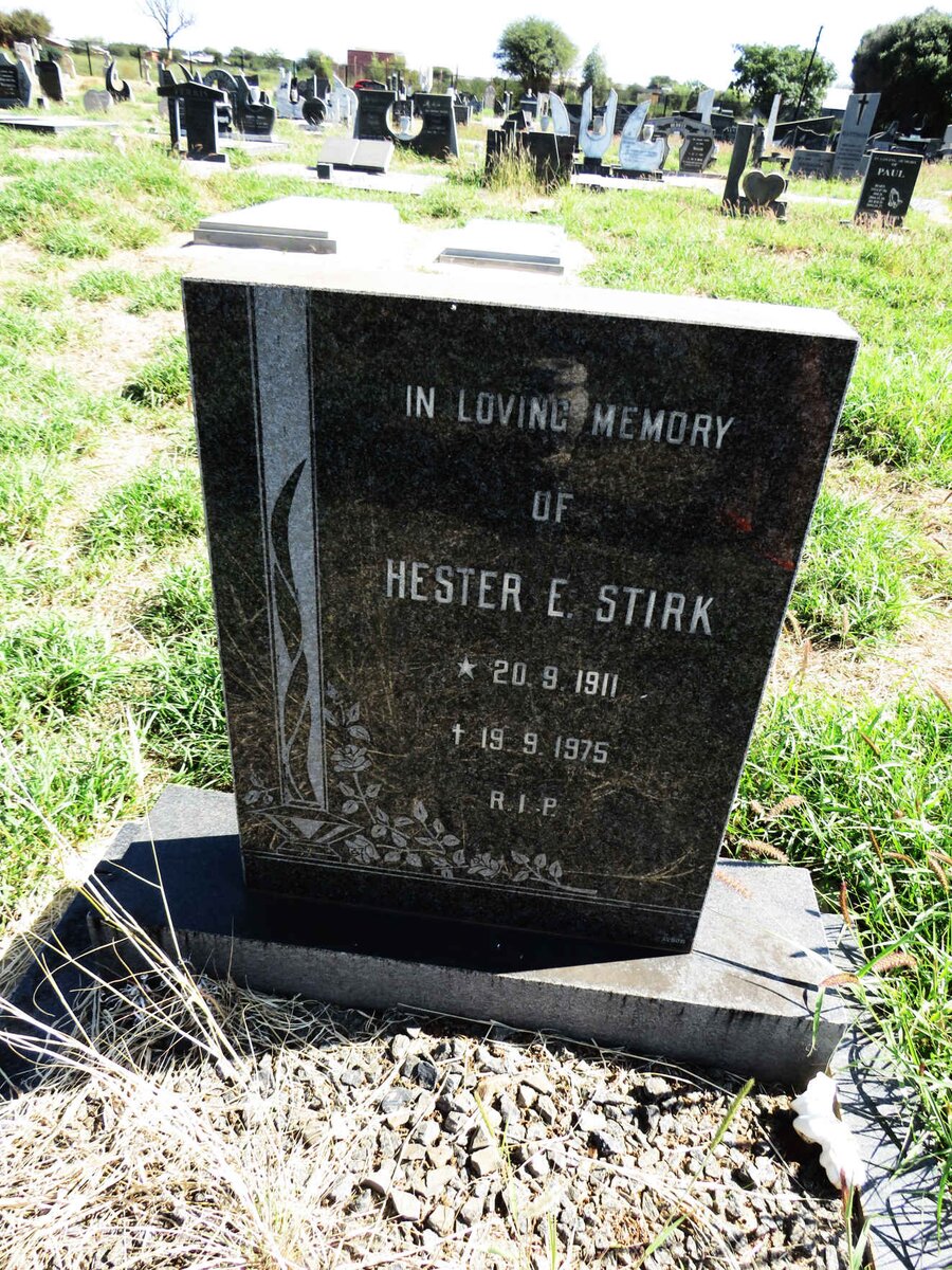 STIRK Hester E. 1911-1975