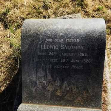 SALOMON Ludwig 1863-1926