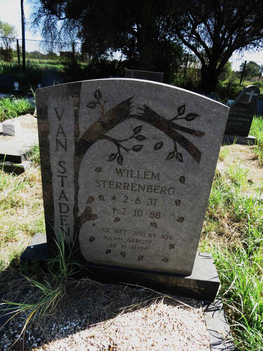 STADEN Willem Sterrenberg, van 1937-1988