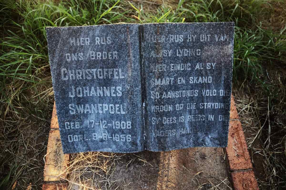 SWANEPOEL Christoffel Johannes 1908-1956