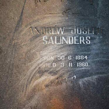 SAUNDERS Andrew Joseph 1884-1960