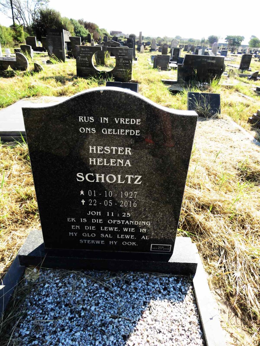 SCHOLTZ Hester Helena 1927-2016