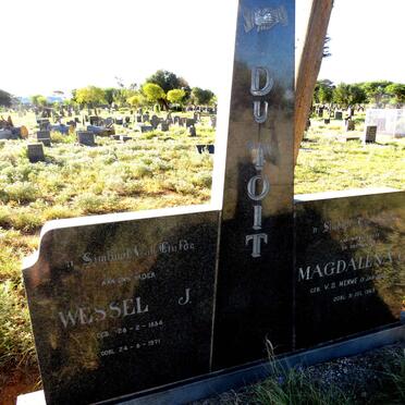 TOIT Wessel J., du 1884-1971 & Magdalena v.d. MERWE 1886-1969_1