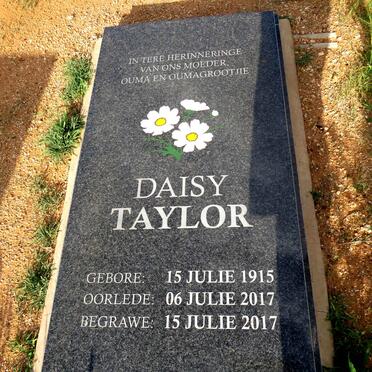 TAYLOR Daisy 1915-2017