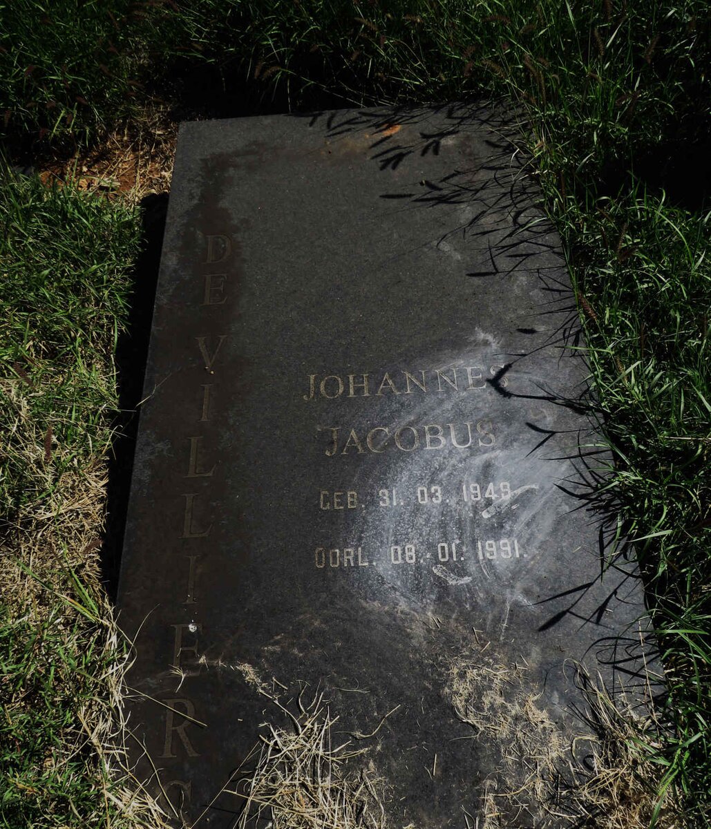 VILLIERS Johannes Jacobus, de 1949-1991