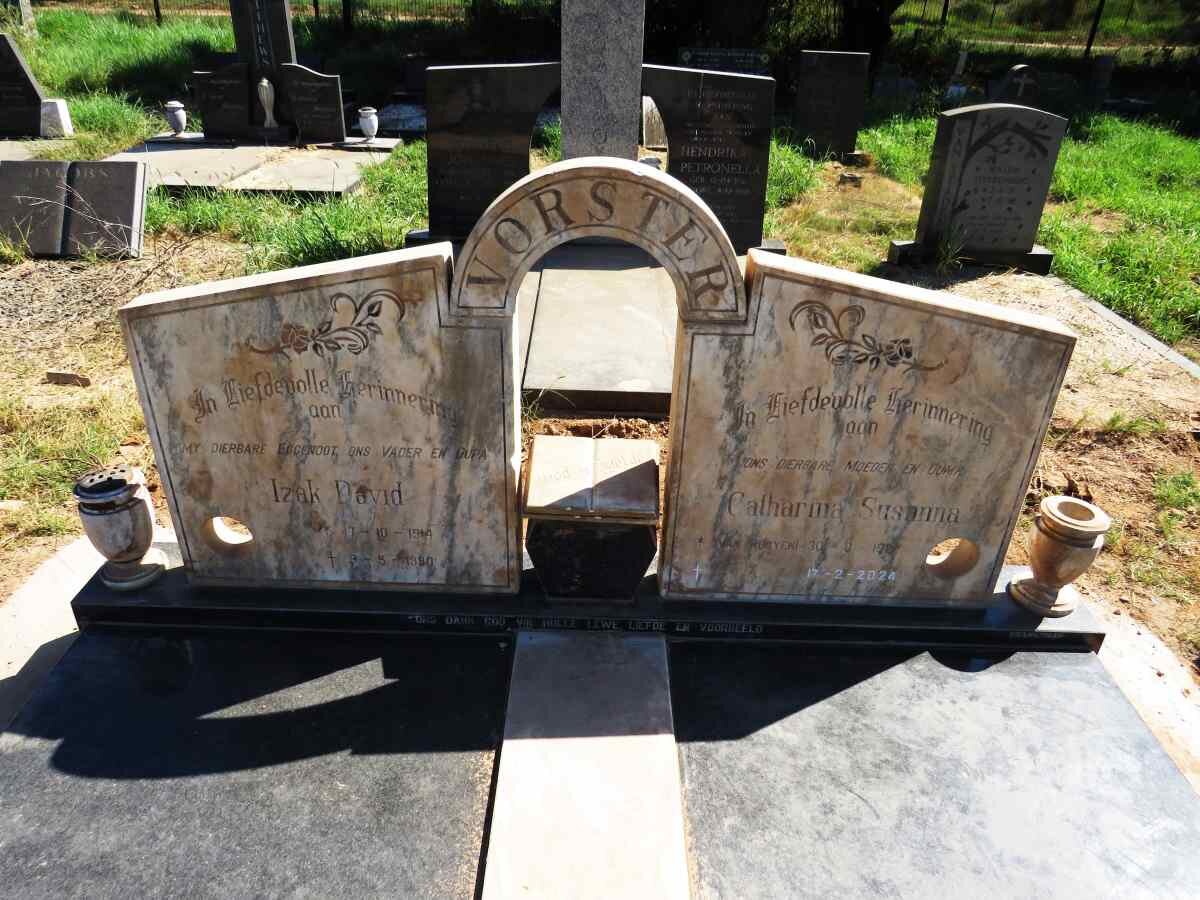 VORSTER Izak David 1914-1990 & Catharina Susanna VAN ROOYEN 192?-2024_1