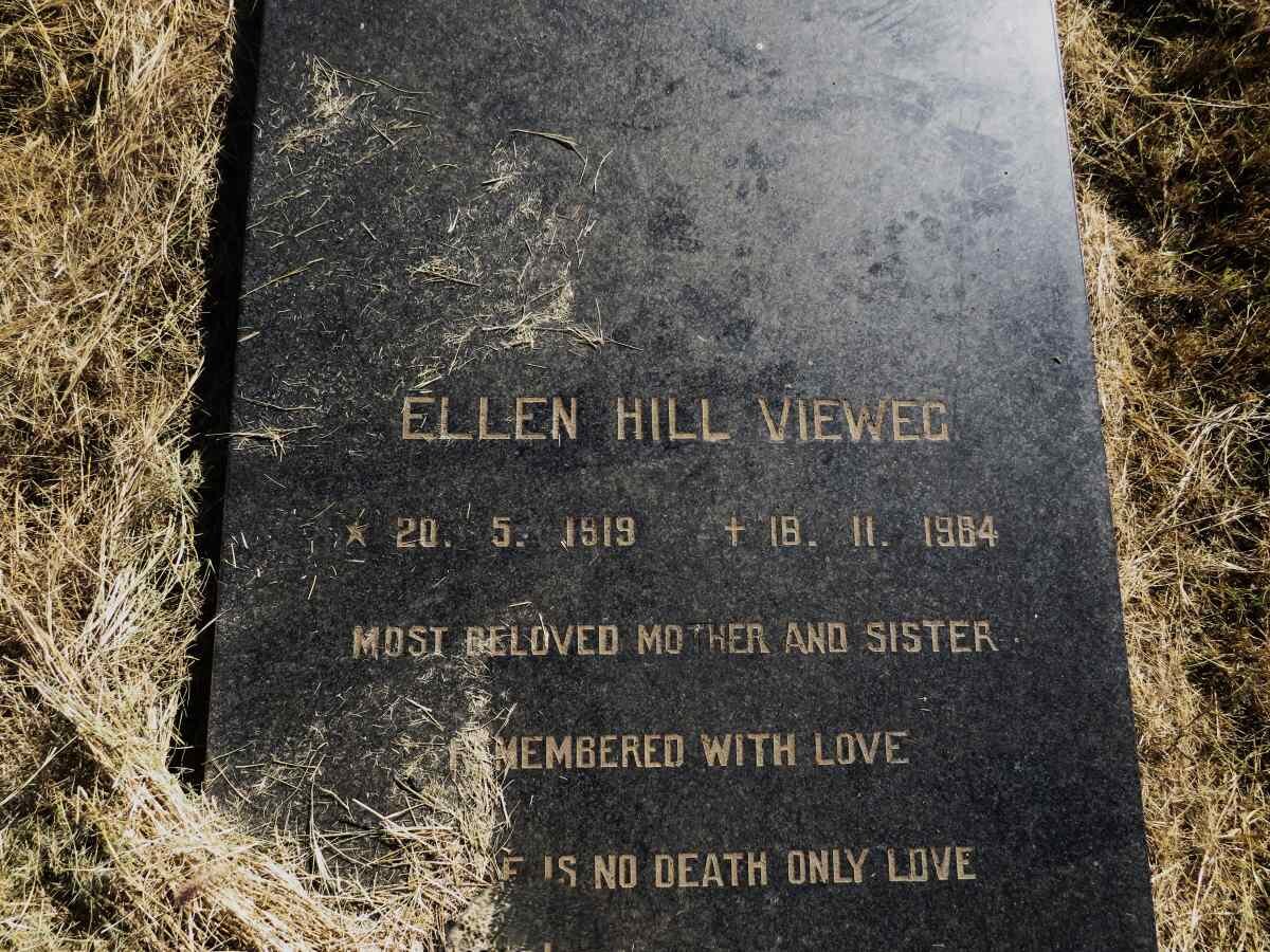 VIEWEG Ellen Hill 1919-1984
