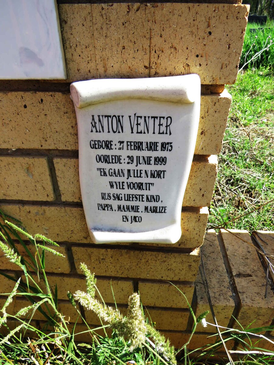 VENTER Anton 1975-1999