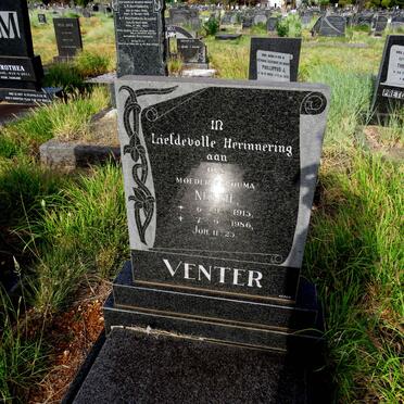 VENTER Nettie 1915-1986