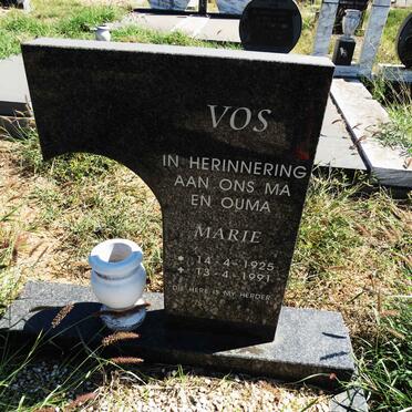 VOS Marie 1925-1991