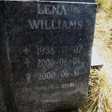 WILLIAMS Lena 1938-2000