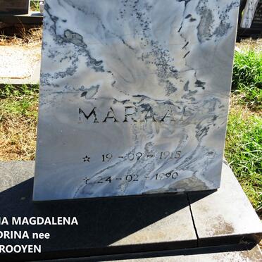 WENTZEL Ruben 1912-2000 & Maria Magdalena Hendrina nee VAN ROOYEN 1915-1990_3