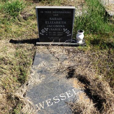 WESSELS Sarah Elizabeth Jacomina 1944-2005