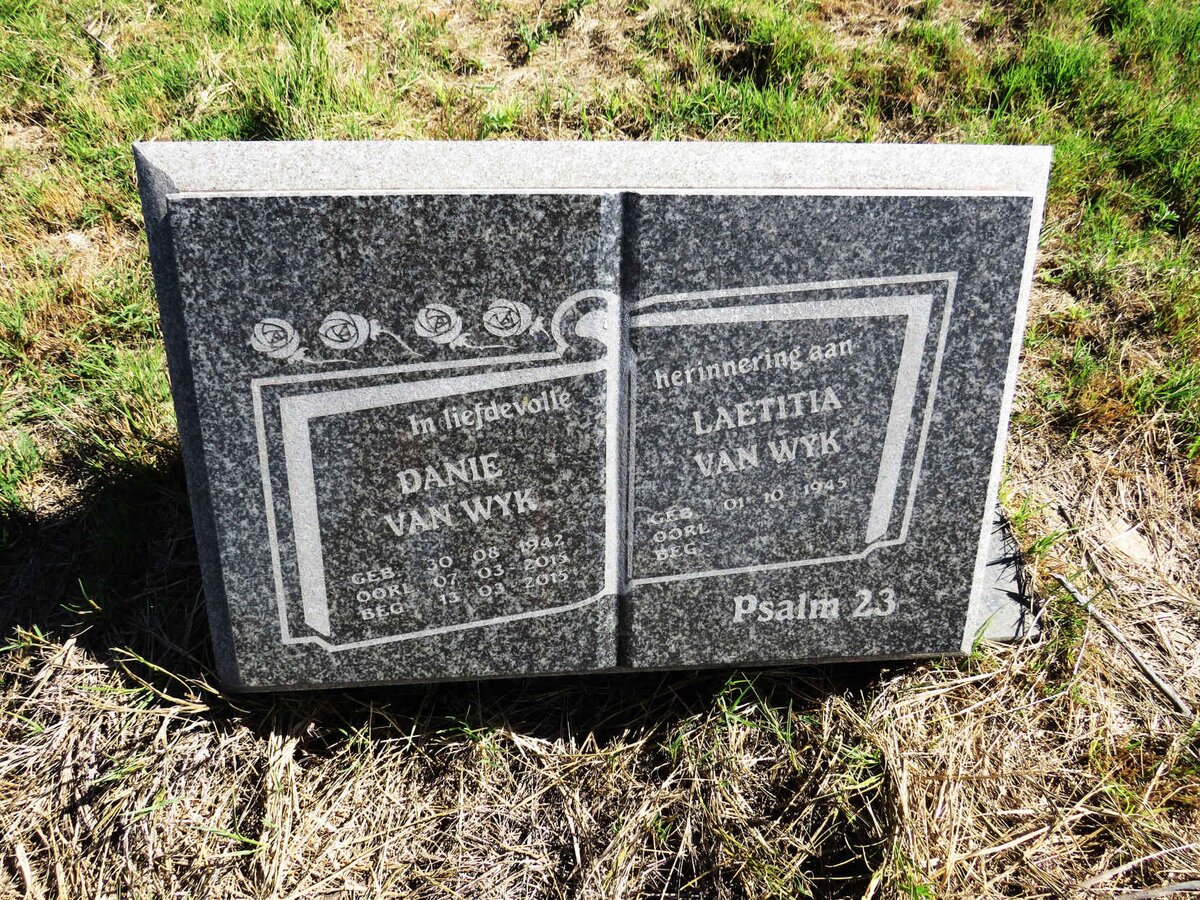 WYK Danie, van 1942-2015 & Laetitia 1945- 