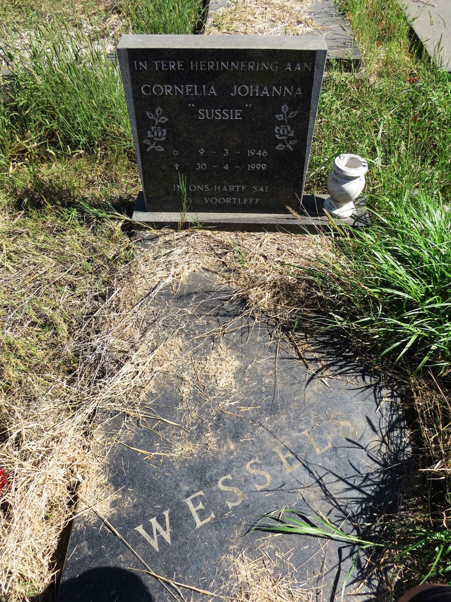 WESSELS Cornelia Johanna 1946-1999