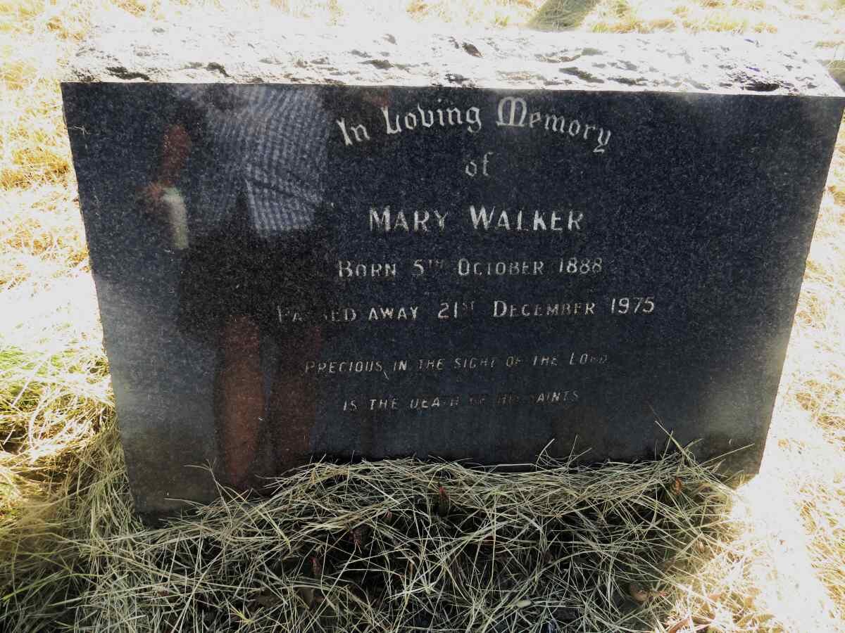 WALKER Mary 1888-1975