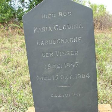 LABUSCHAGNE Maria Glodina nee VISSER 1847-1904