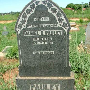 PAULEY Daniel R. 1927-1955