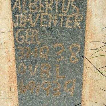 VENTER Albertus J.B. 1938-1939
