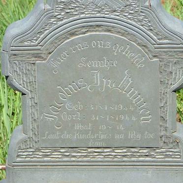 VUUREN Jacobus J., J.v. 1944-1944