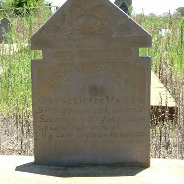 LOURENS Dirk Johannes 1842-1917