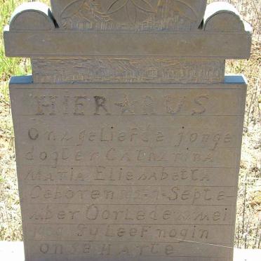 ? Catharina Maria Eliesabetta 18?2-1909