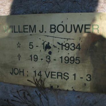 BOUWER Willem J. 1934-1995