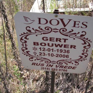 BOUWER Gert 1936-2006