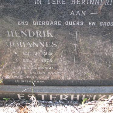 ESTERHUIZEN Hendrik Johannes 1915-1975