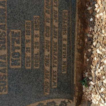 KOTZE Susara Susanna 1888-1953