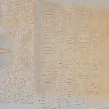 VOLSTEEDT Martha Wilhelmiena nee KOTZE 1866-1922