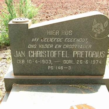 PRETORIUS Jan Christoffel 1903-1974