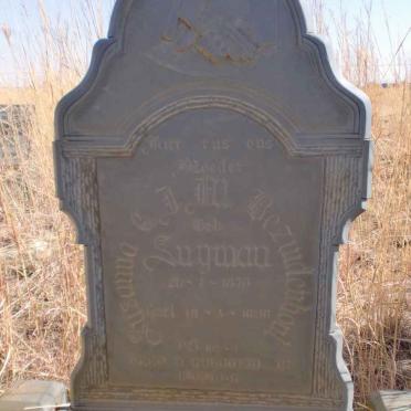 BEZUIDENHOUT Susanna C.J.M. nee SNYMAN 1878-18??