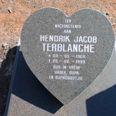 TERBLANCHE Hendrik Jacob 1905-1999