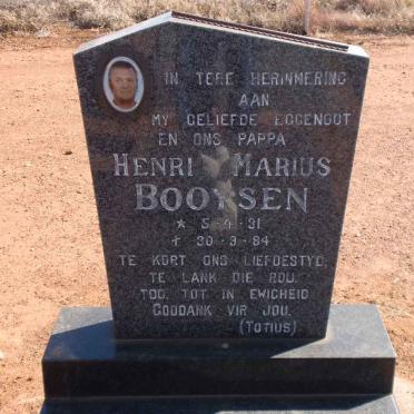 BOOYSEN Henri Marius 931-1984