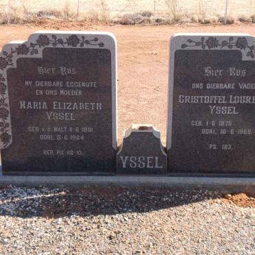 YSSEL Christoffel Lourens 1879-1968 &amp; Maria Elizabeth v.d. WALT 1881-1964