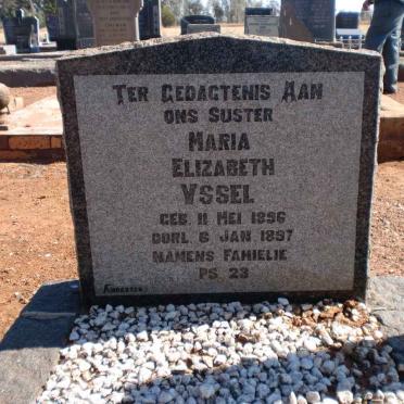 YSSEL Maria Elizabeth 1896-1897