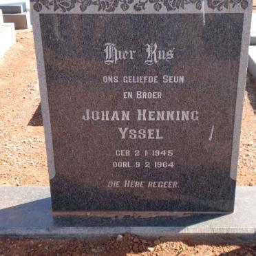 YSSEL Johan Henning 1945-1964